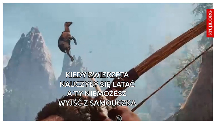 Kiedy zwierzęta nauczyły się latać a ty niemożesz wyjść z samouczka 
