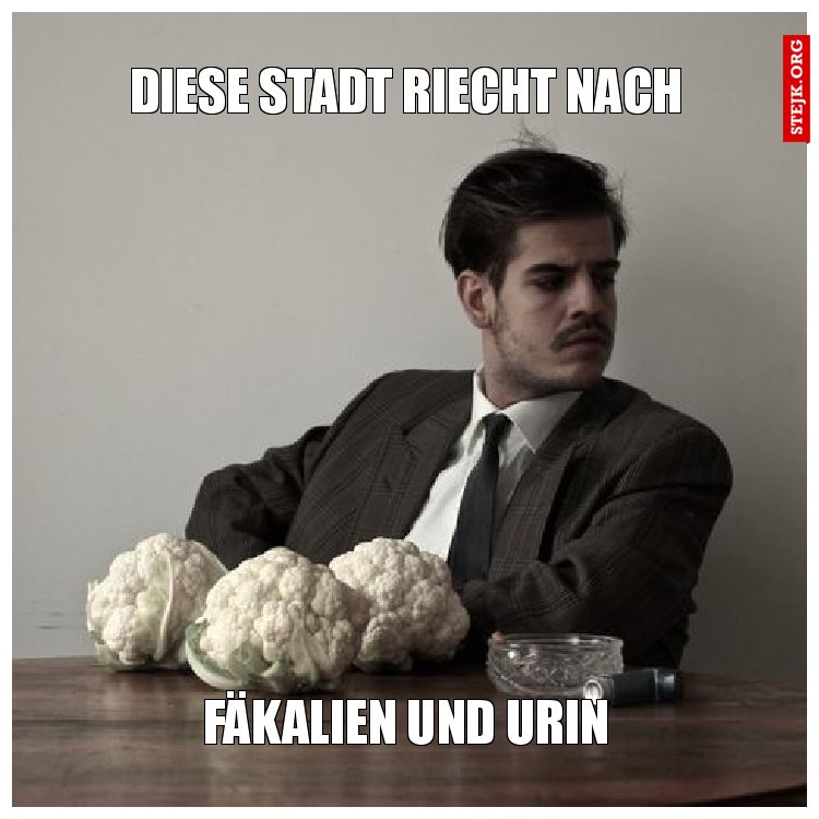 diese Stadt riecht nach
