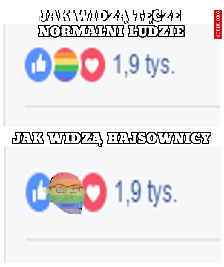 Jak widzą tęcze normalni ludzie