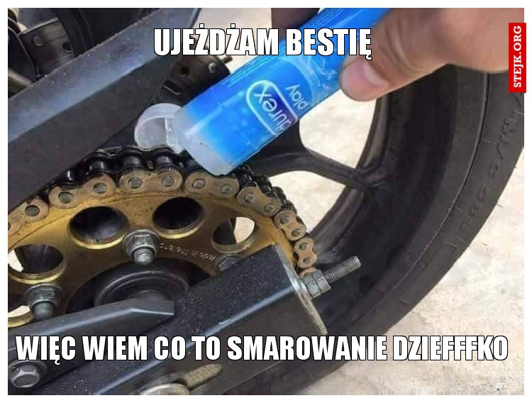 ujeżdżam bestię