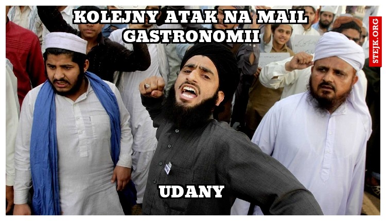 Kolejny atak na mail gastronomii