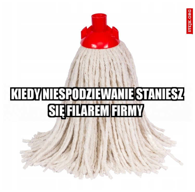Kiedy niespodziewanie staniesz się filarem firmy 