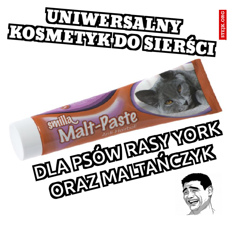 Uniwersalny kosmetyk do sierści