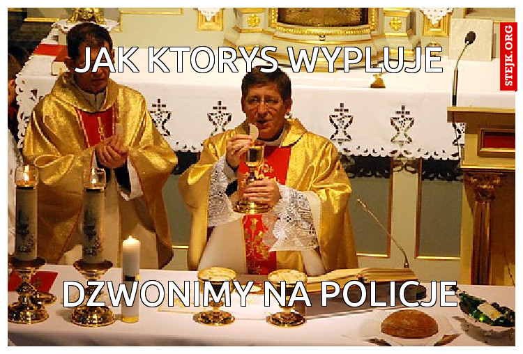 jak ktorys wypluje
