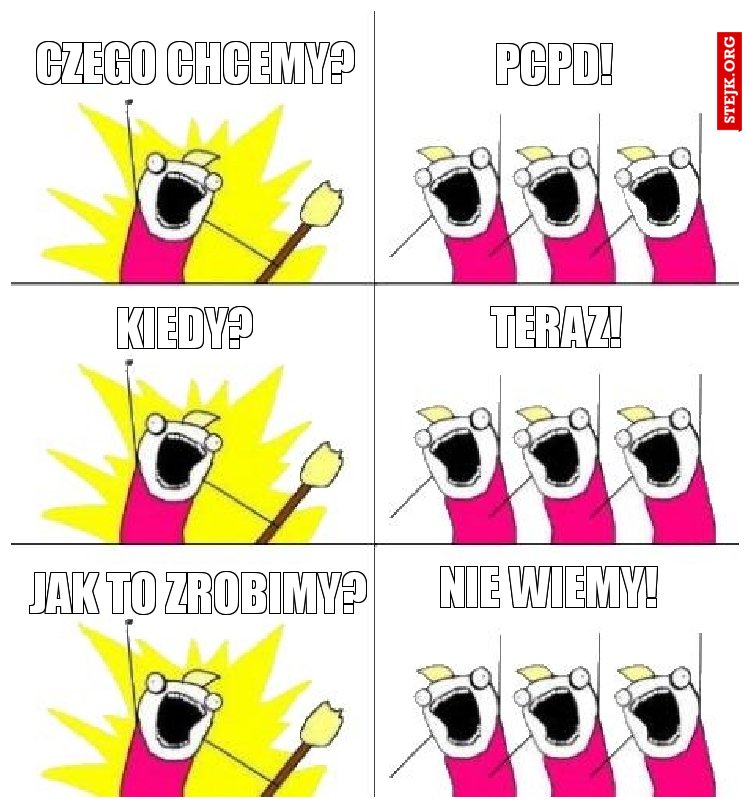 czego chcemy?