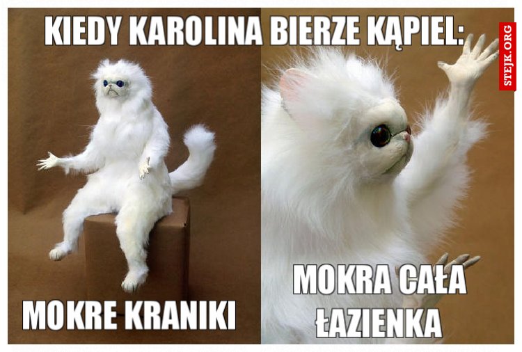 Kiedy Karolina bierze kąpiel: