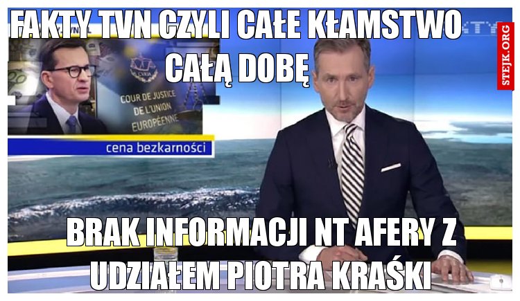 Fakty TVN czyli całe kłamstwo całą dobę