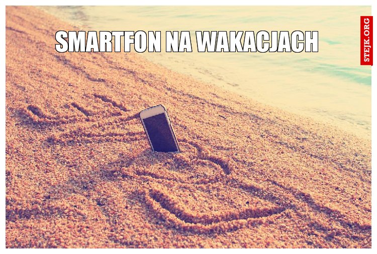 Smartfon na wakacjach