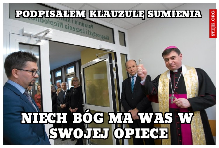 podpisałem klauzulę sumienia