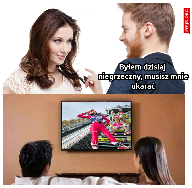 Byłem dzisiaj  niegrzeczny, musisz mnie ukarać