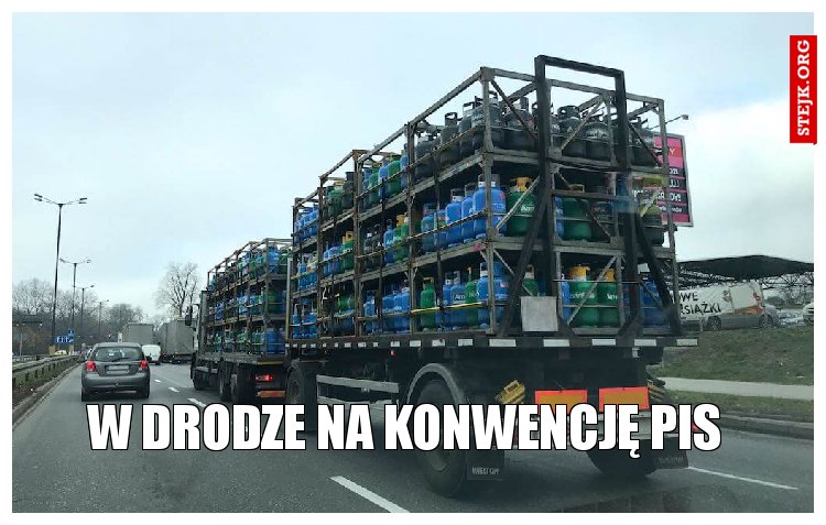 W drodze na konwencję PiS 
