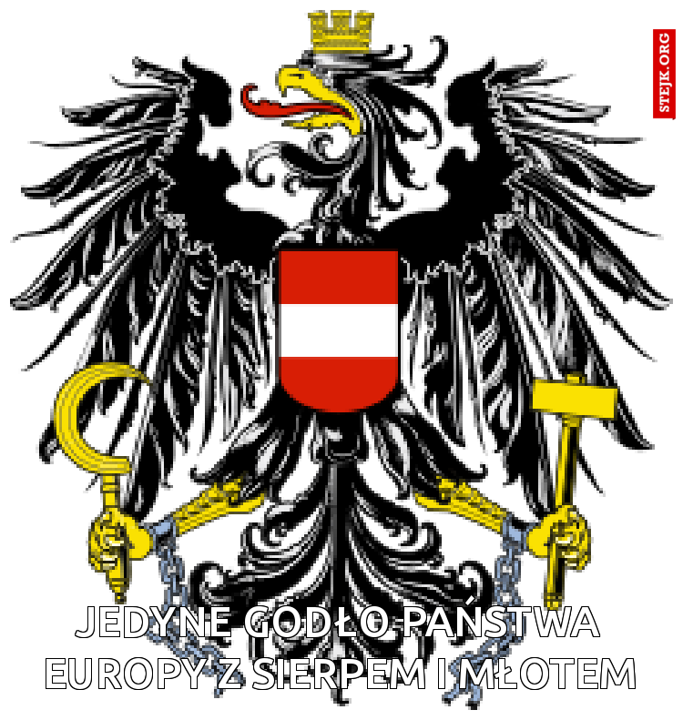 Jedyne Godło Państwa Europy z sierpem i młotem