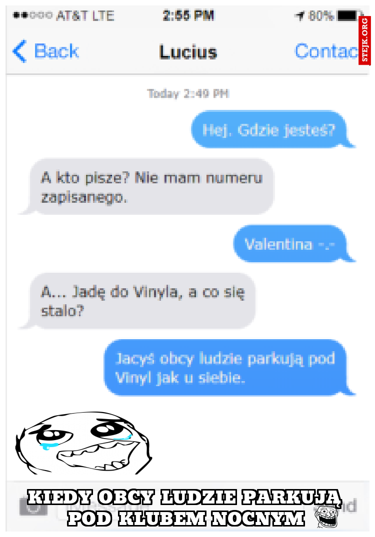 KIEDY OBCY LUDZIE PARKUJĄ POD KLUBEM NOCNYM