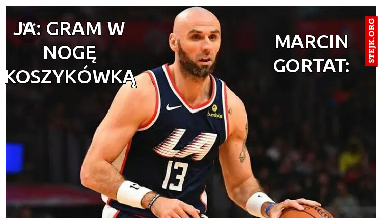 Ja: gram w nogę koszykówką