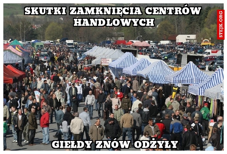 Skutki zamknięcia Centrów Handlowych
