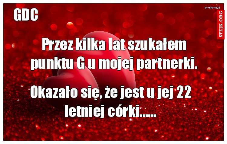 Przez kilka lat szukałem punktu G u mojej partnerki.