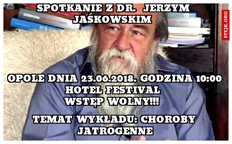 Spotkanie z dr.  Jerzym jaśkowskim 