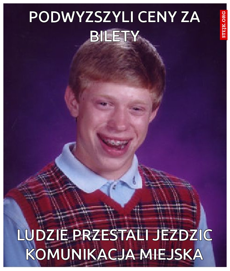 Podwyzszyli ceny za bilety