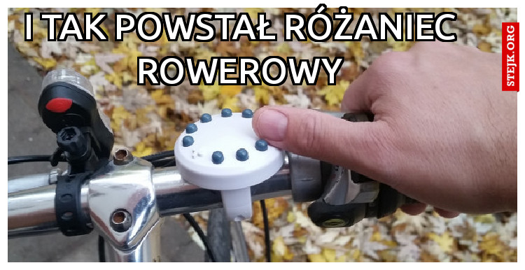 I tak powstał różaniec rowerowy