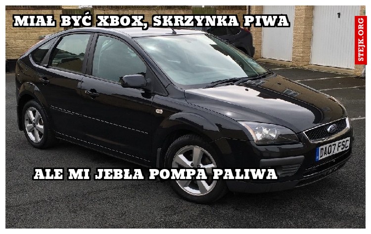 miał być xbox, skrzynka piwa