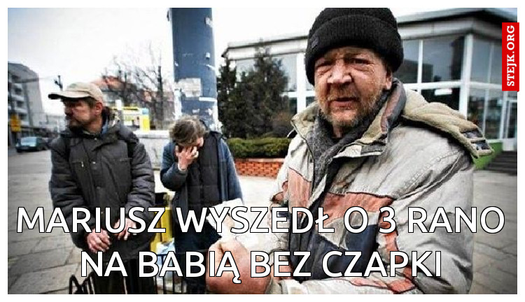 mariusz wyszedł o 3 rano na Babią bez czapki
