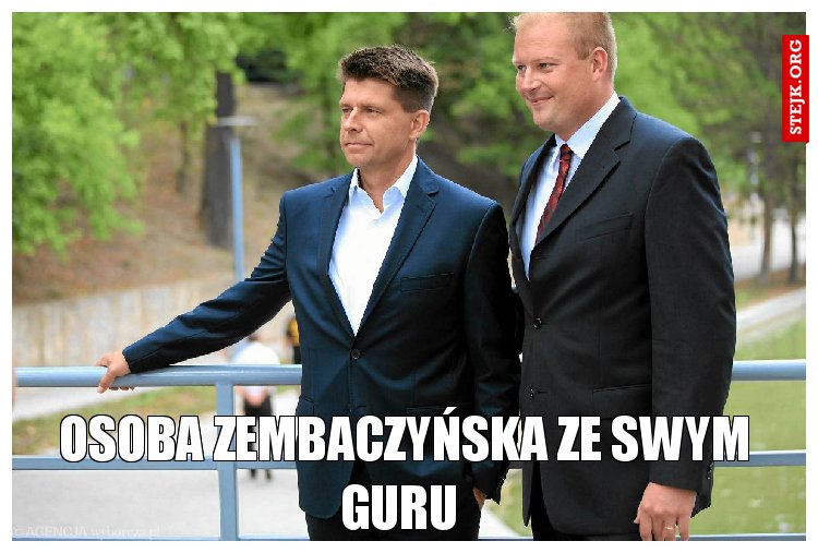 Osoba Zembaczyńska ze swym guru 