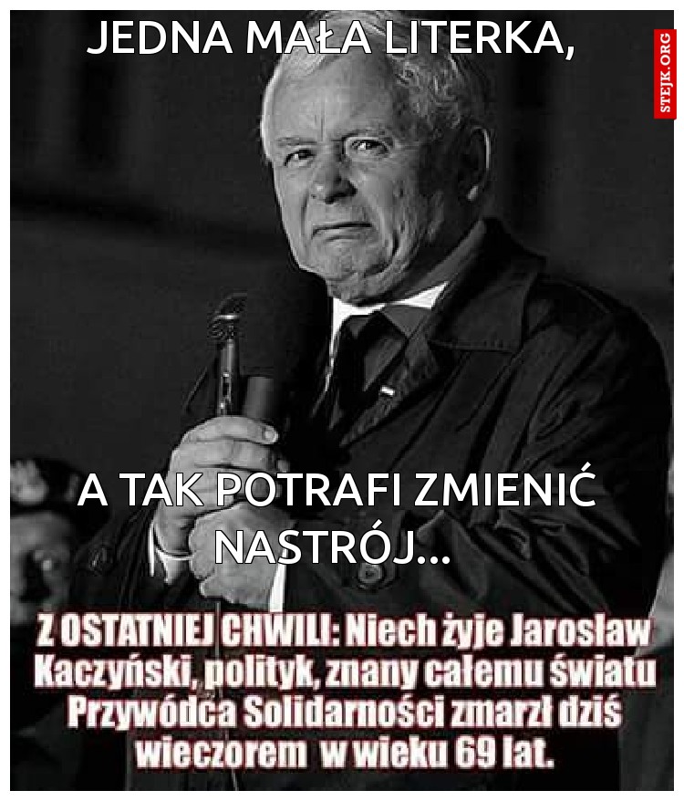 Jedna mała literka, 