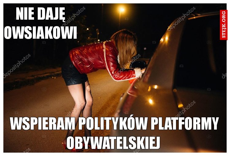 Nie daję owsiakowi