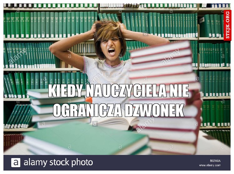Kiedy nauczyciela nie ogranicza dzwonek