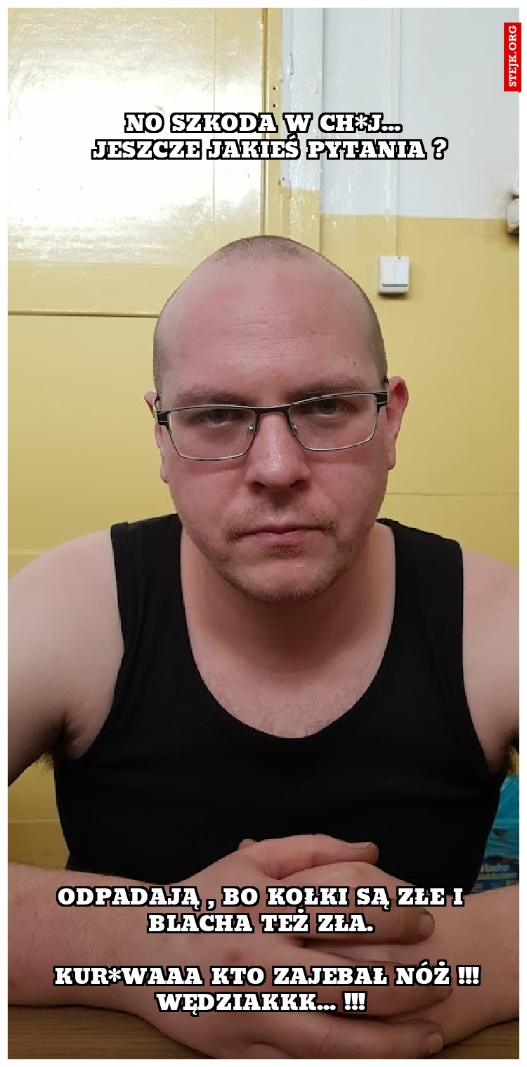              No szkoda w ch*j...               jeszcze jakieś pytania ?