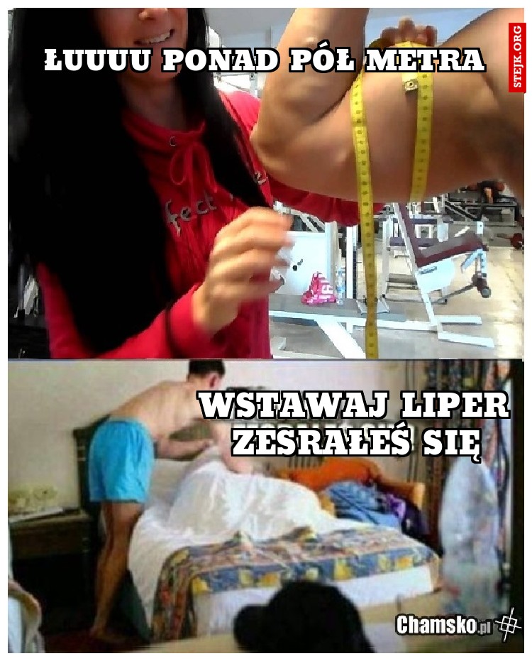 łuuuu ponad pół metra