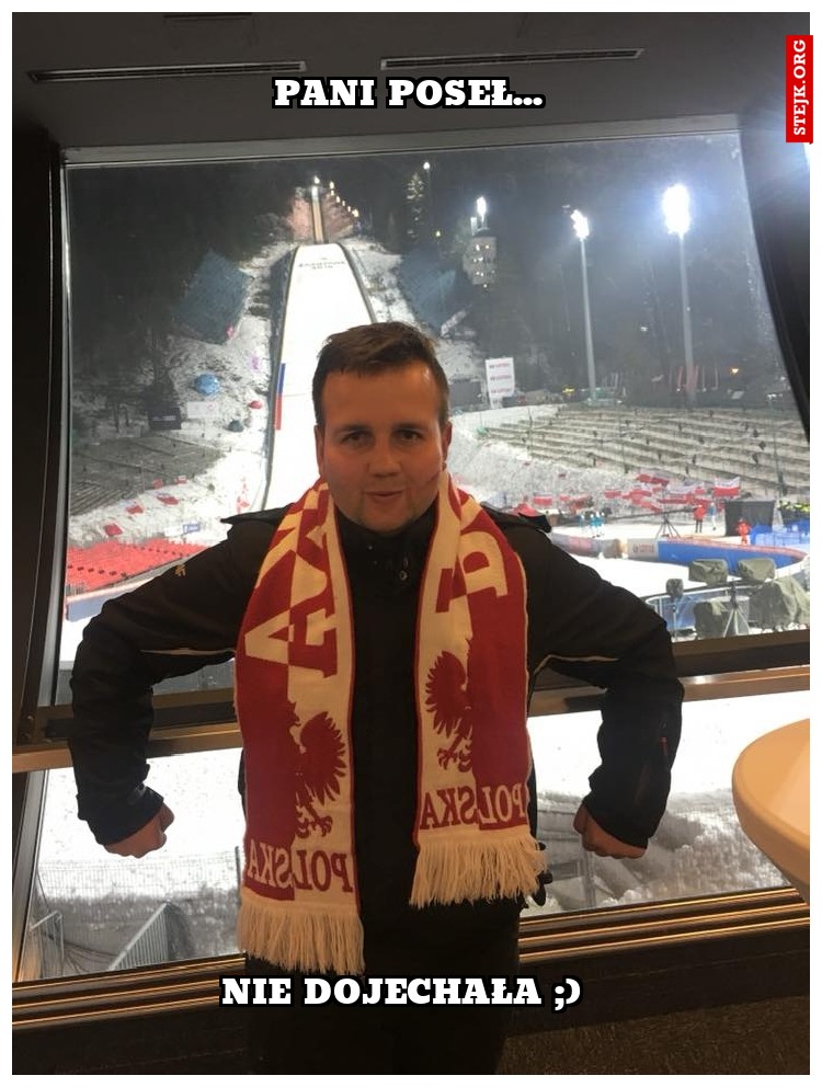 Pani Poseł...