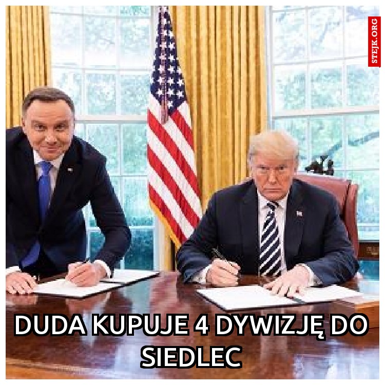 Duda kupuje 4 Dywizję do Siedlec