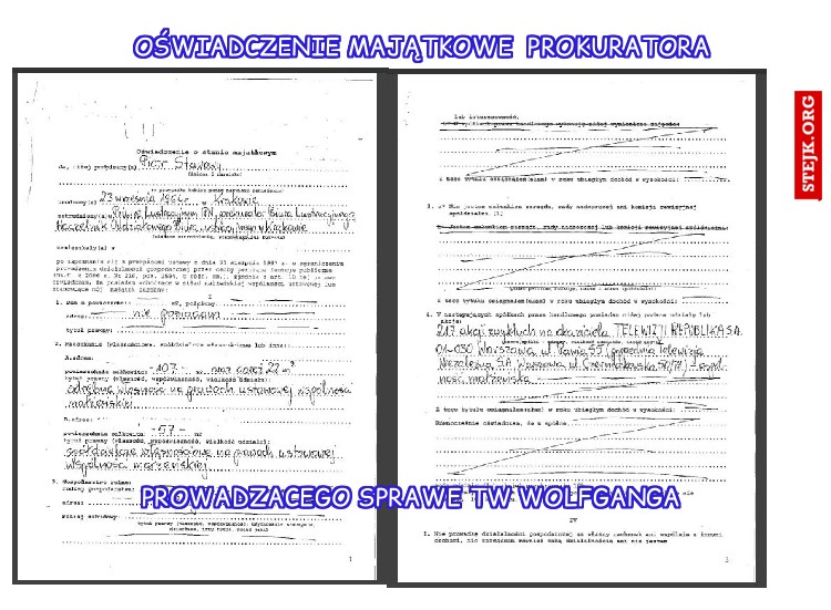    Oświadczenie Majątkowe  Prokuratora