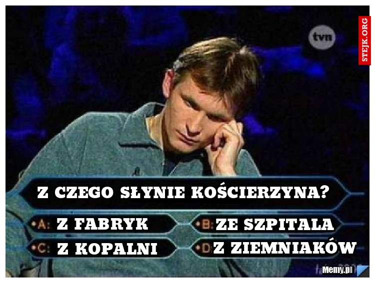 Z czego słynie kościerzyna?