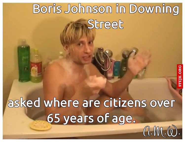 Boris Johnson in Downing Street