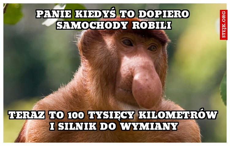 PANIE KIEDYŚ TO DOPIERO SAMOCHODY ROBILI