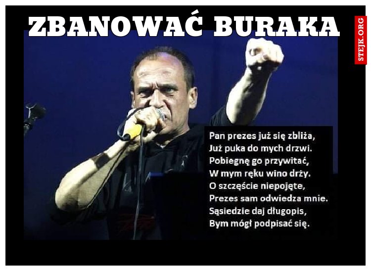 ZBANOWAĆ BURAKA