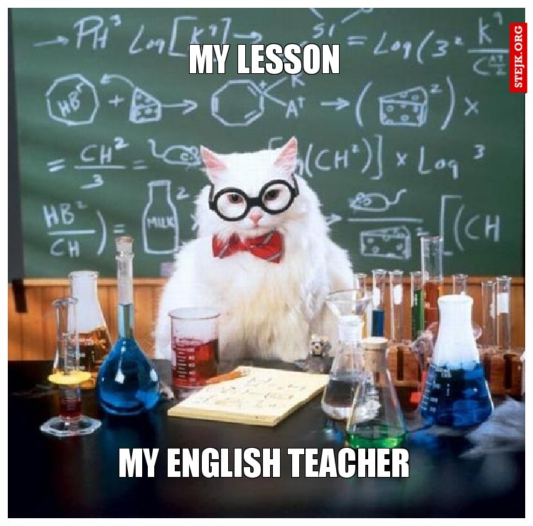 MY LESSON