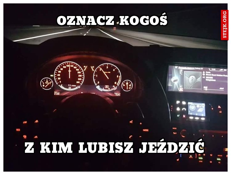 Oznacz kogoś 
