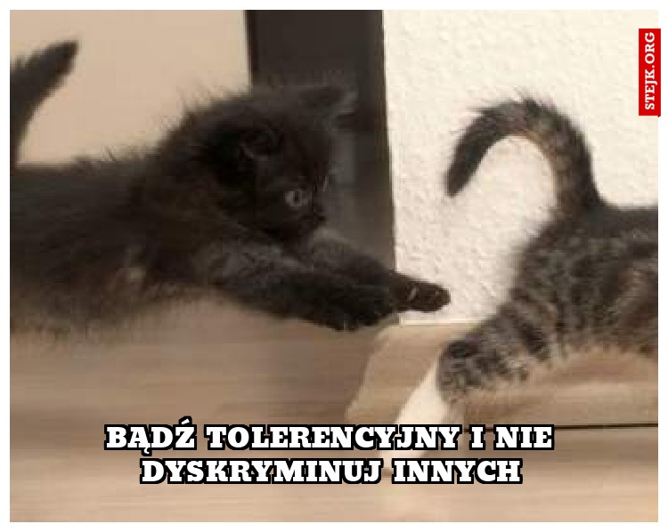 Bądź tolerencyjny i nie dyskryminuj innych