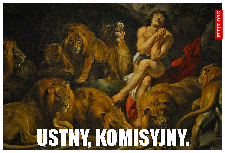 USTNY, KOMISYJNY.