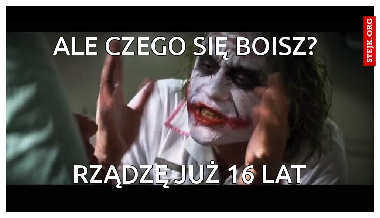 Ale czego się boisz?