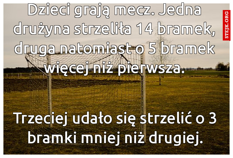 Jarek ma 7 lat. Jego kolega Mateusz jest od niego o 4 lata starszy. 