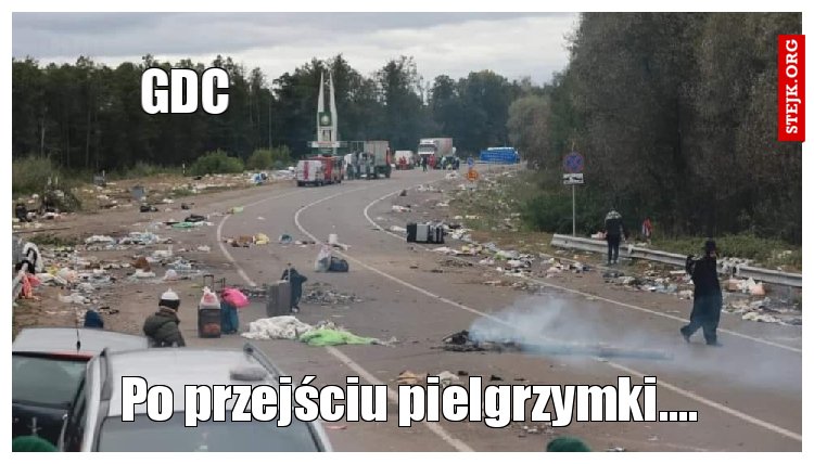 Po przejściu pielgrzymki....