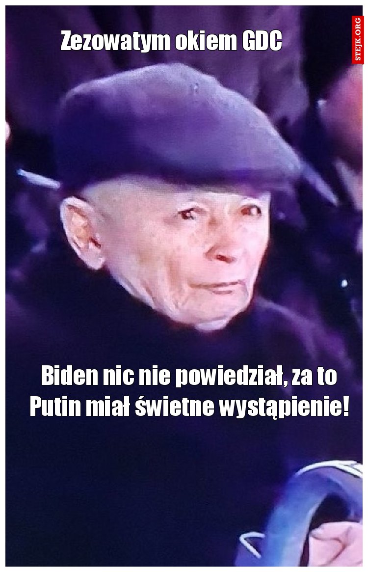 Biden nic nie powiedział, za to Putin miał świetne wystąpienie!
