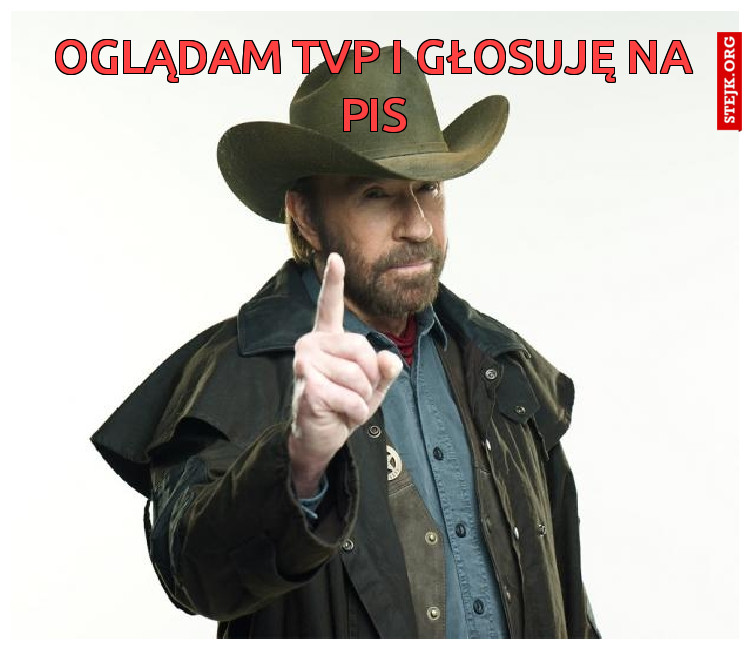 oglądam tvp i głosuję na pis