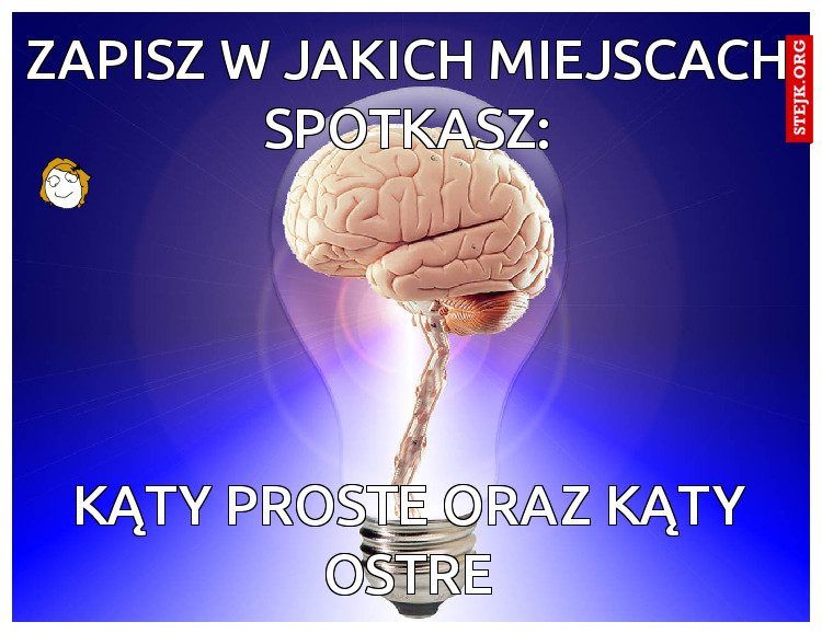 Zapisz w jakich miejscach spotkasz: