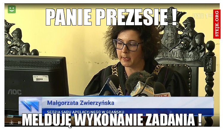 PANIE PREZESIE !