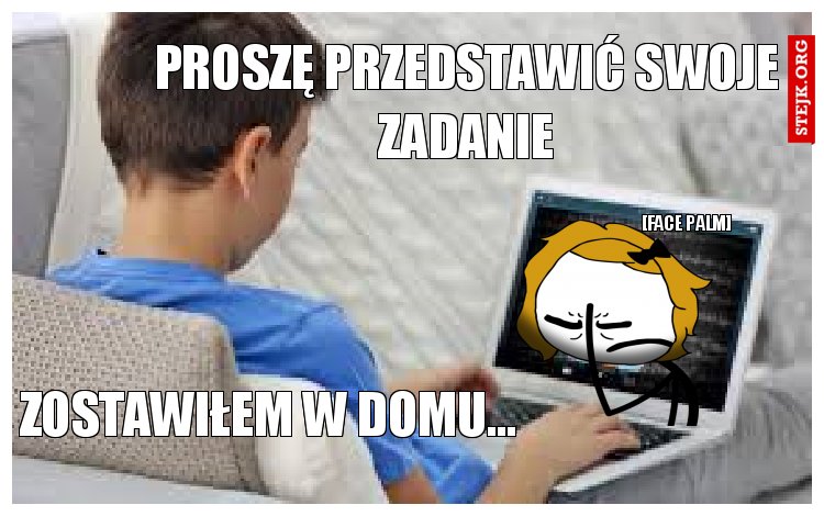 Proszę przedstawić swoje zadanie